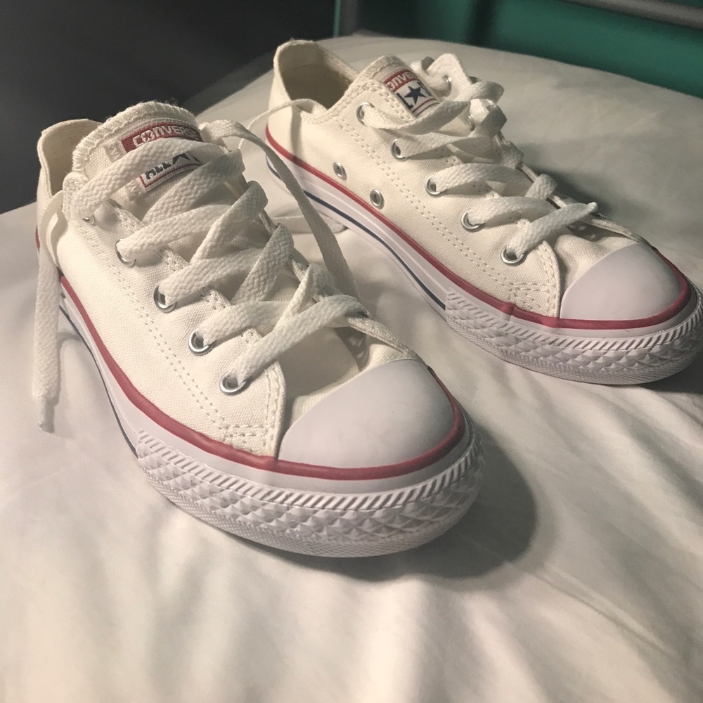 Youth/ women’s White Converse
