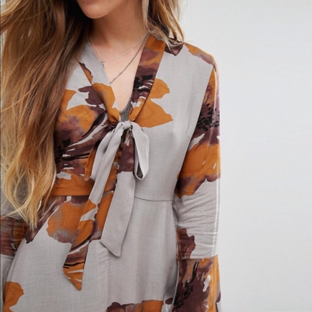 ❤️LAST ONE ❤️HONEY PUNCH FLOWER POWER BOHO DRESS - Picture 4 of 8