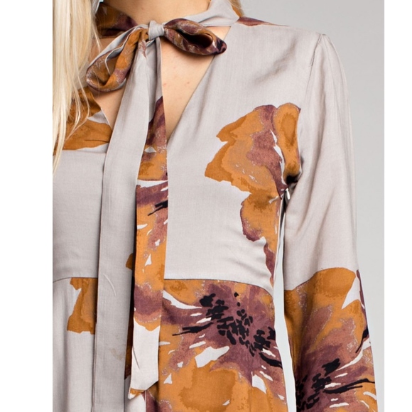 ❤️LAST ONE ❤️HONEY PUNCH FLOWER POWER BOHO DRESS - Picture 5 of 8