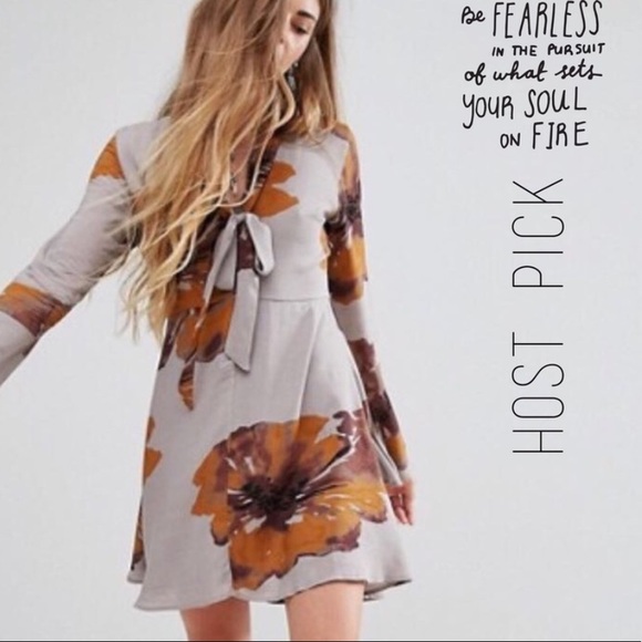 ❤️LAST ONE ❤️HONEY PUNCH FLOWER POWER BOHO DRESS - Picture 2 of 8