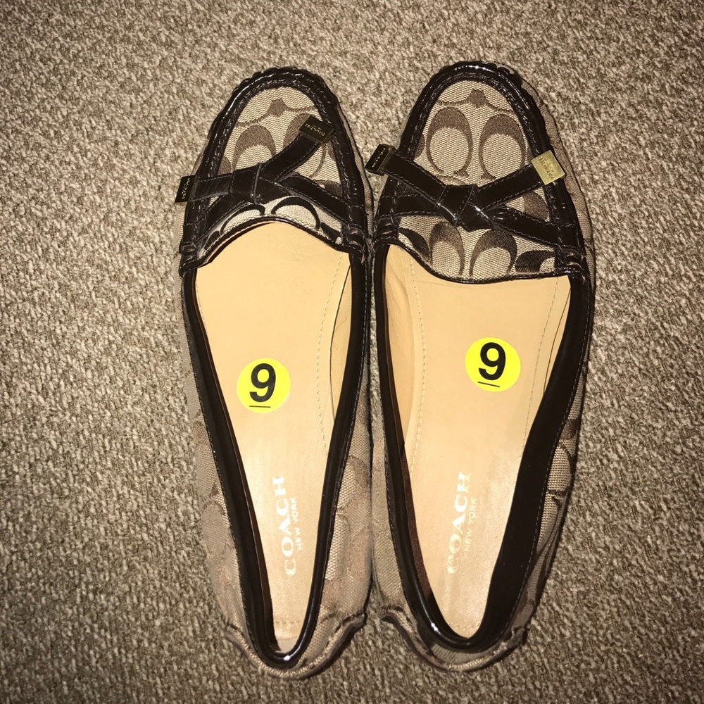 Coach Flats Size 9