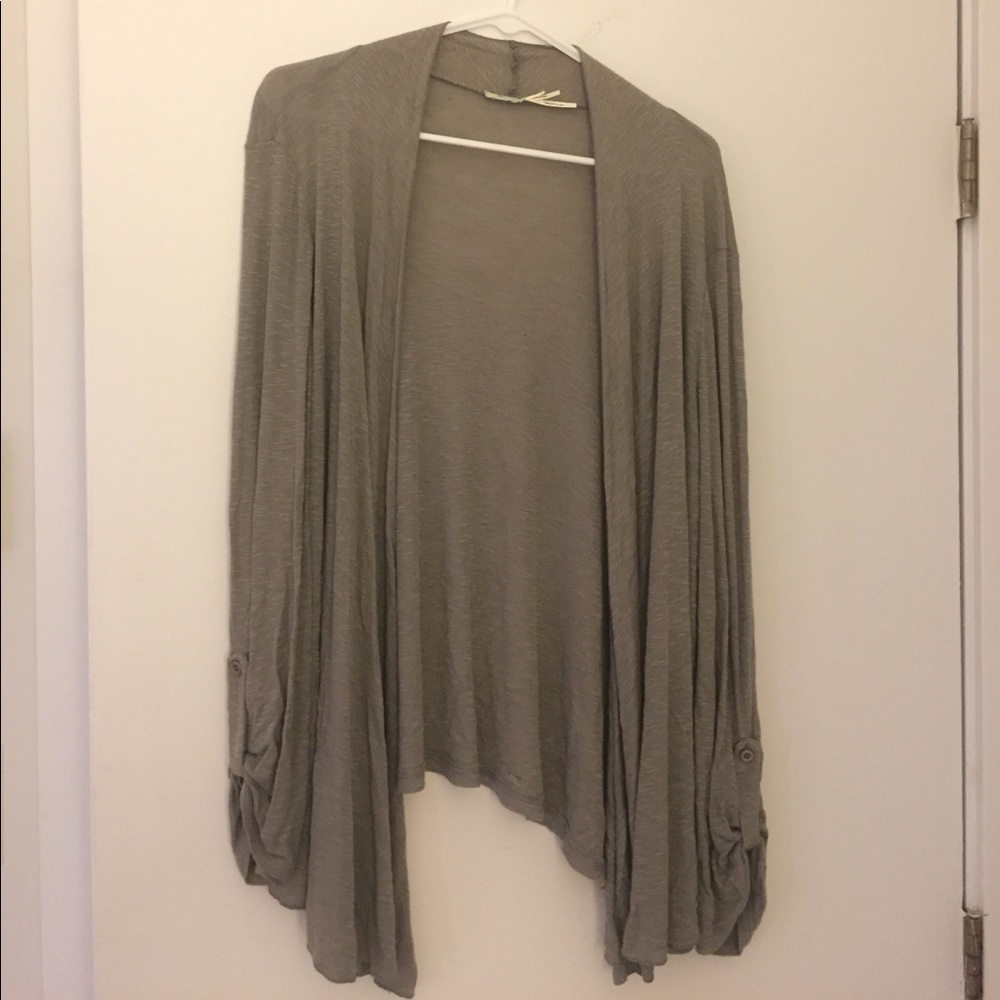 Anthropologie Grey Cardigan