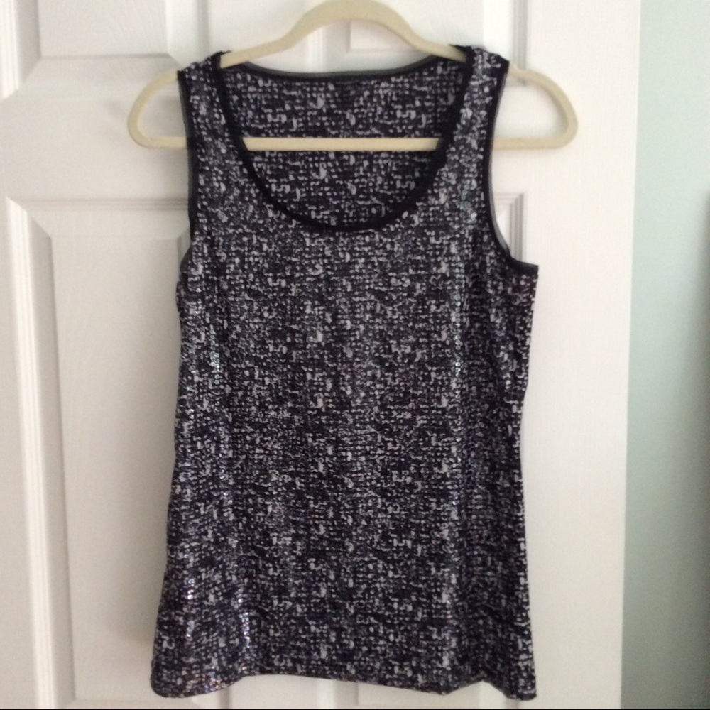 EUC Ann Taylor Sequin Tank Top - Size M