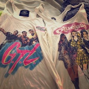 Bundle of two tanks -Jersey shore and clueless
