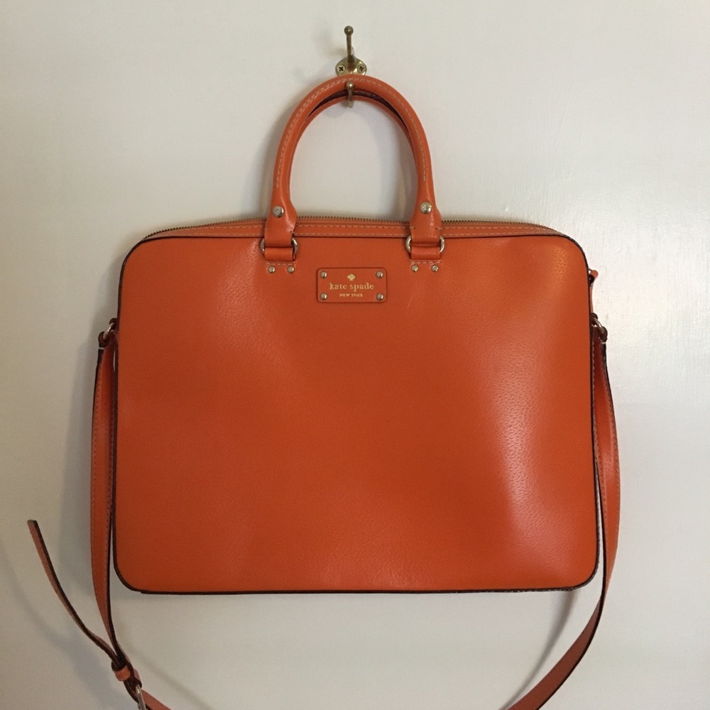 Leather Kate Spade 13 inch laptop bag