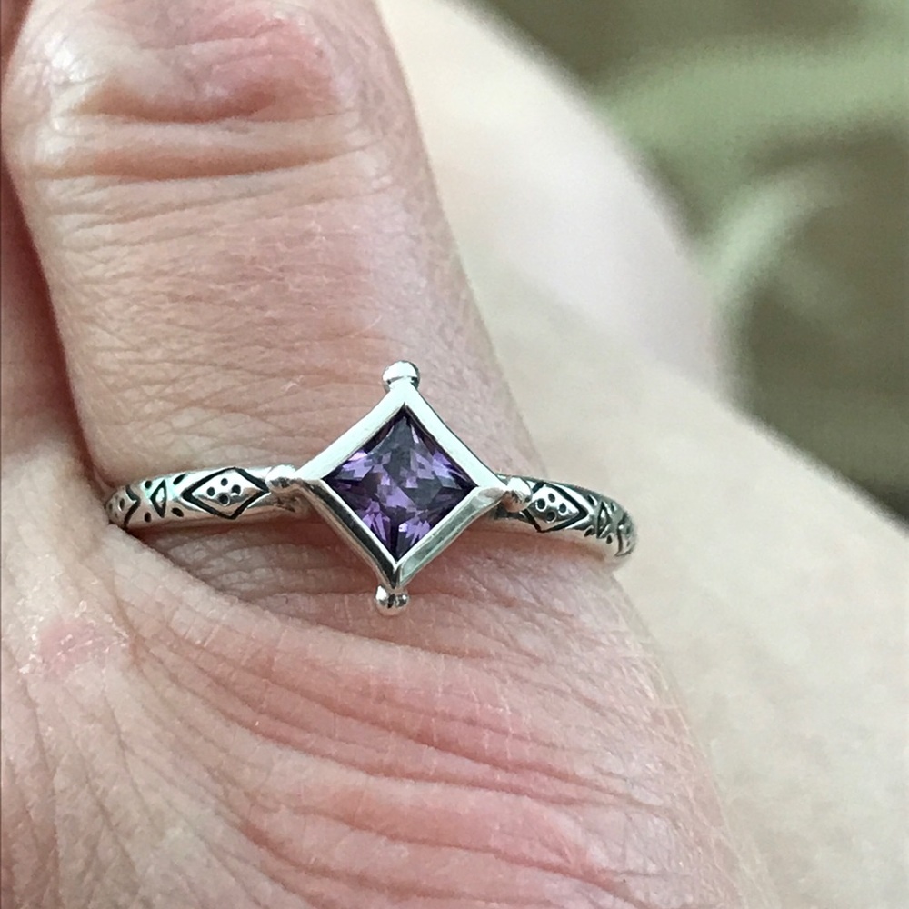 Silpada Ring with Amethyst stone