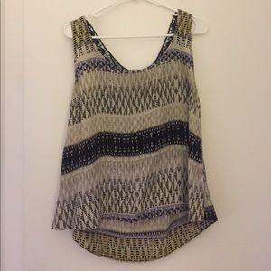 NWOT, Anthropologie mesh back tank top