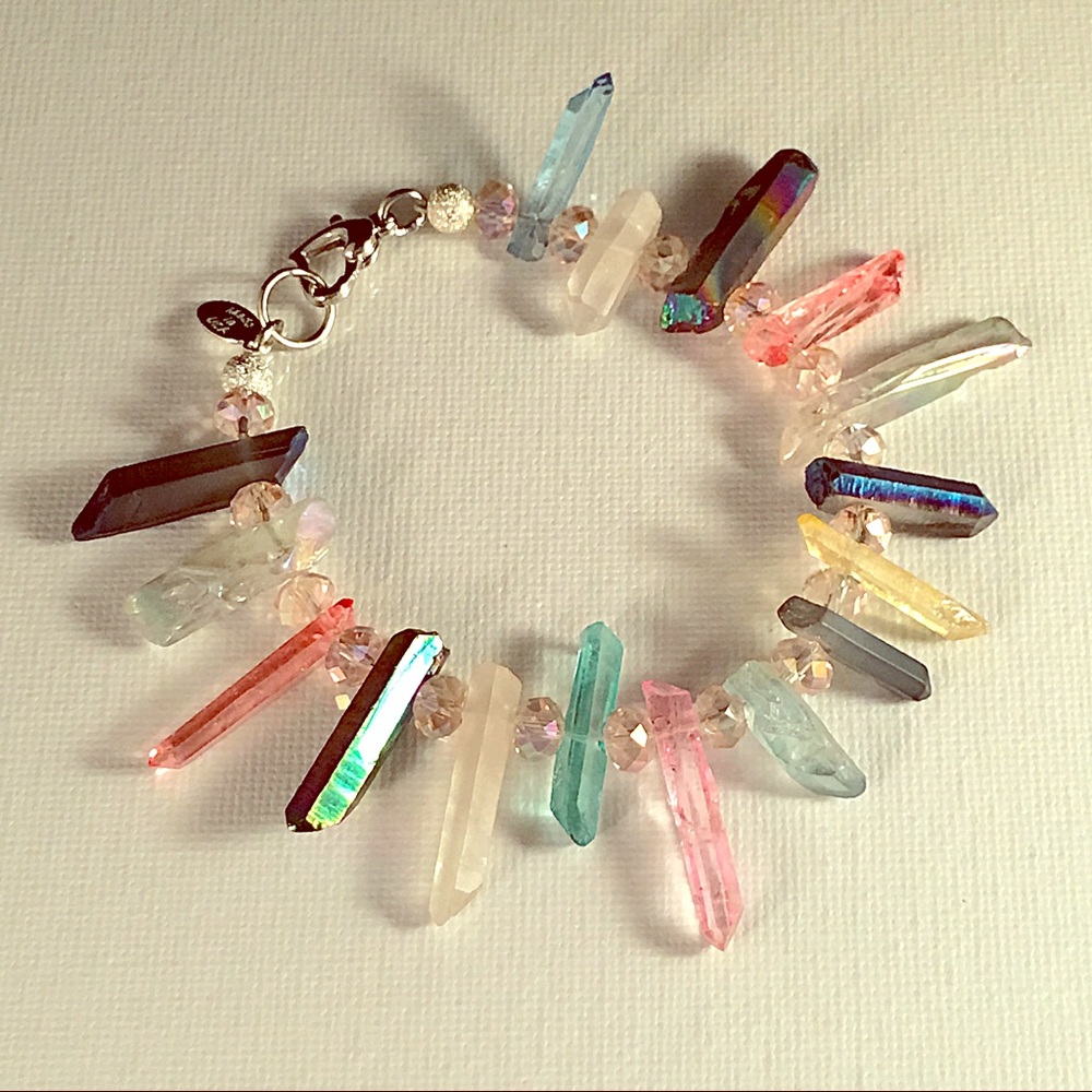 ✨Natural Quartz Crystal Bracelet✨