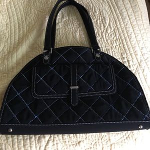 Vera Bradley quilted satchel bag