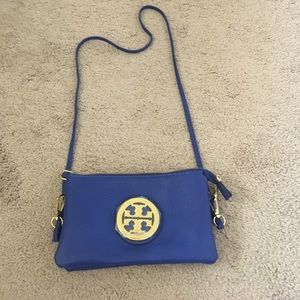 Knock off Tory Birch crossbody purse blue