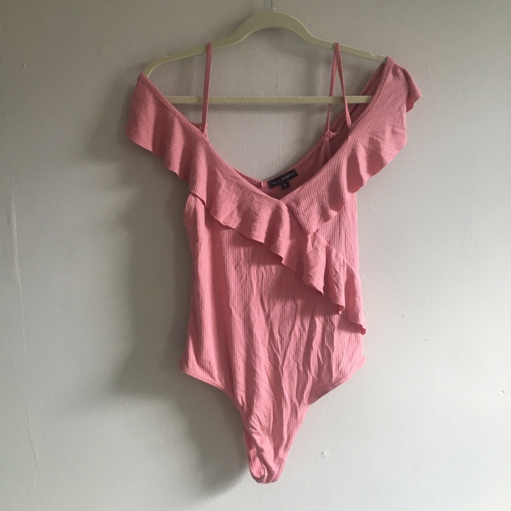 Adorable Off-The-Shoulder Bodysuit