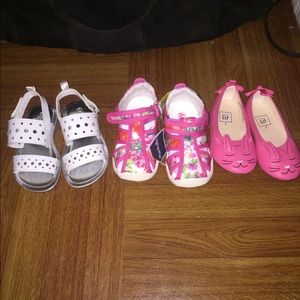 Toddler girl Shoe Lot. Size 7