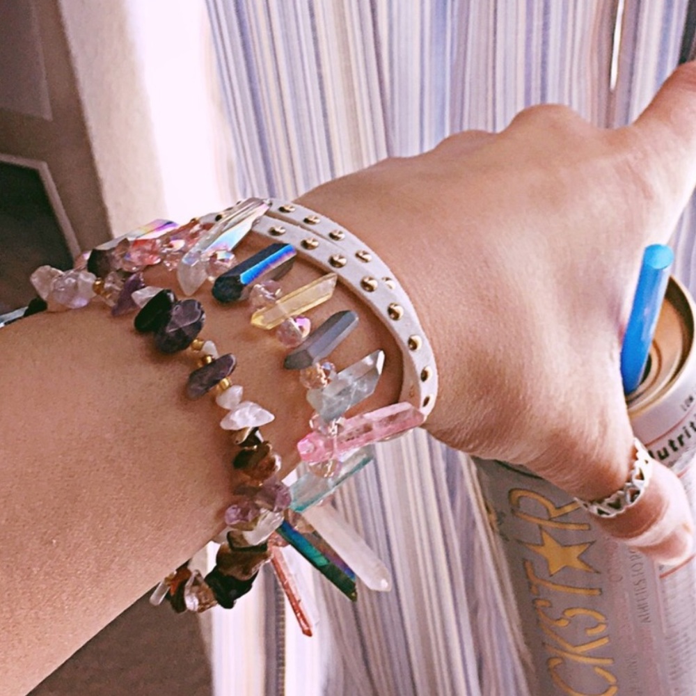 🔥SALE🔥◻️Natural Quartz Crystal Bracelet◻️