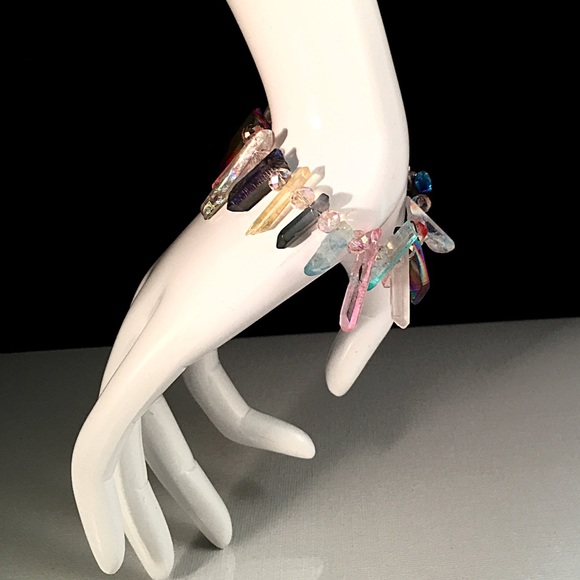 🔥SALE🔥◻️Natural Quartz Crystal Bracelet◻️ - Picture 3 of 3