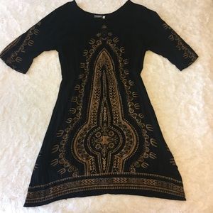 Earthbound asymmetrical dress size small