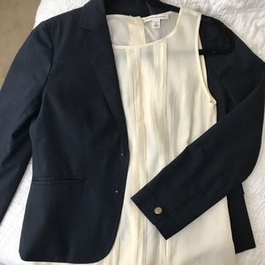 Cream Silk Top
