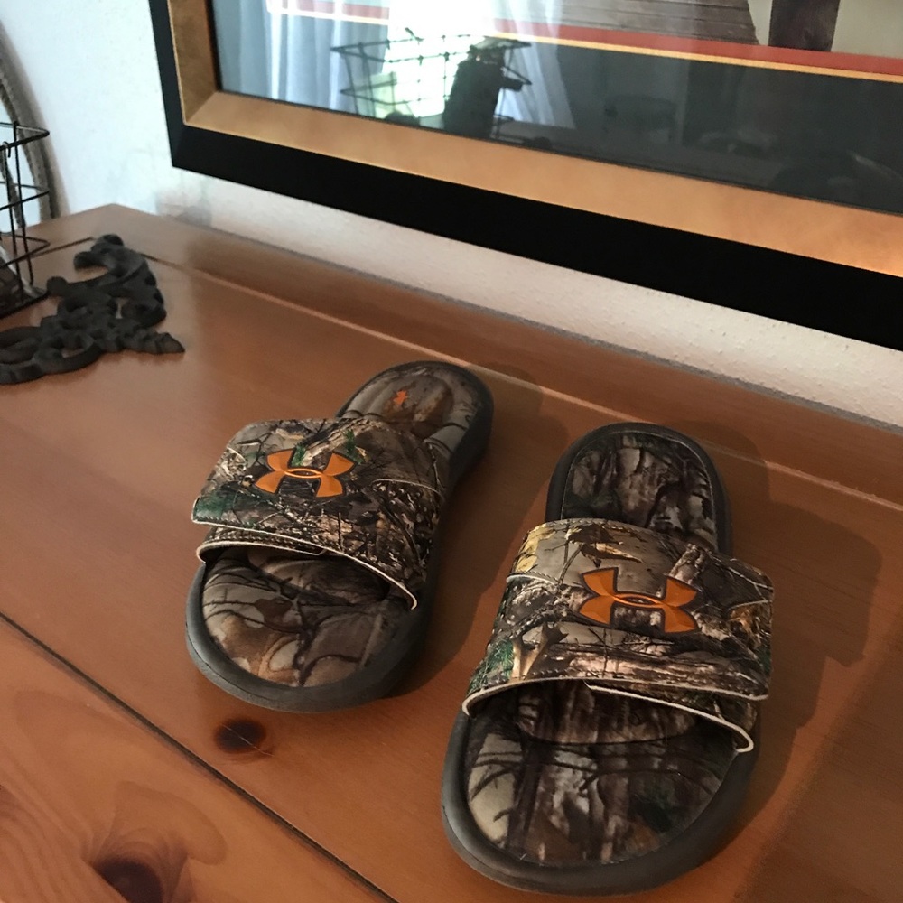 Sold, on eBay. Under Armour slides