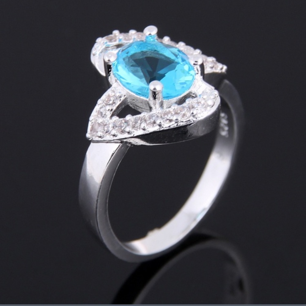 Blue ocean amethyst