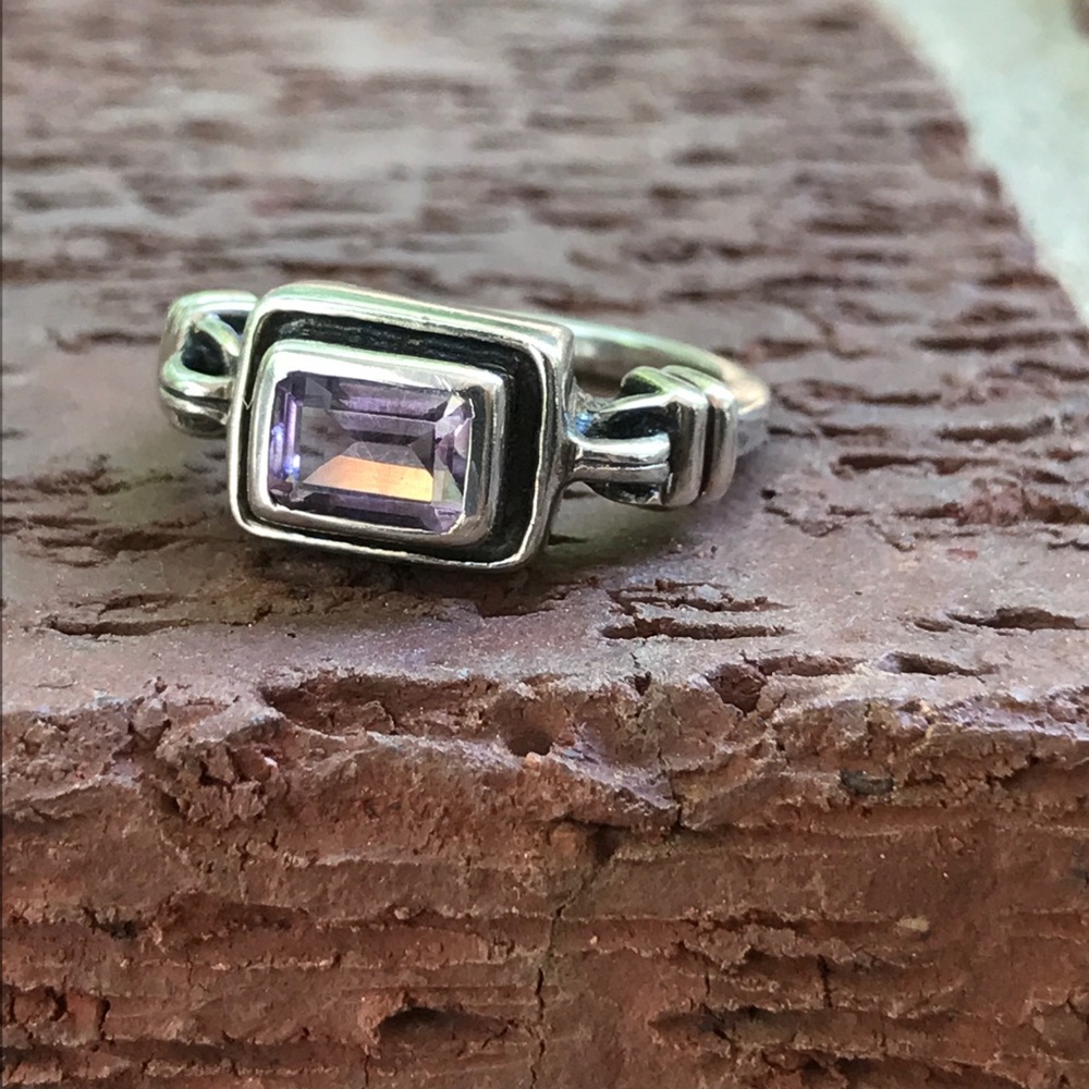 Silpada Sterling Silver & Amethyst Ring