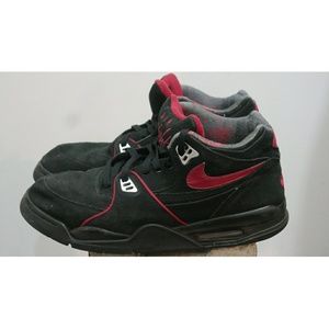 Vintage Black & Red Nike flights