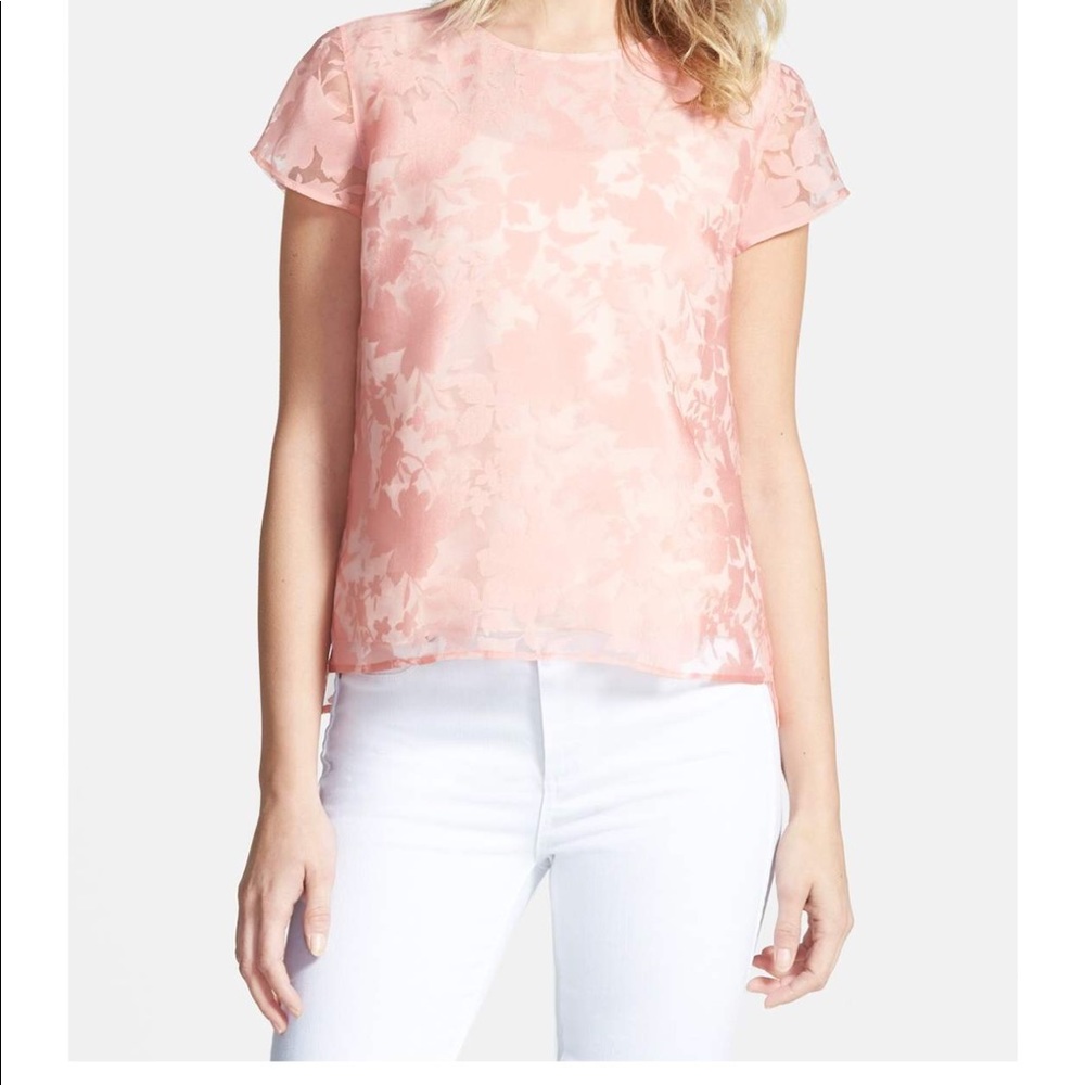 Chelsea28 Pink Floral Top