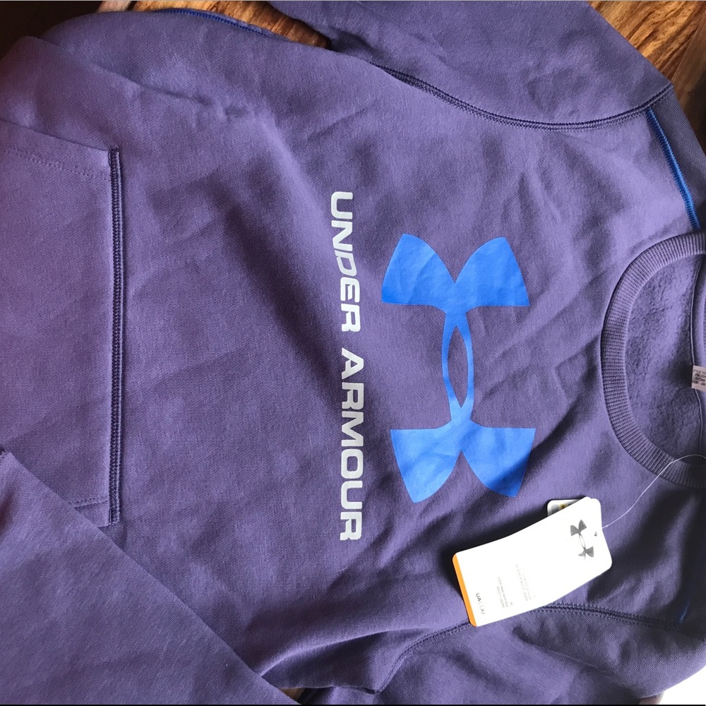 under armour crew neck sweatshirt