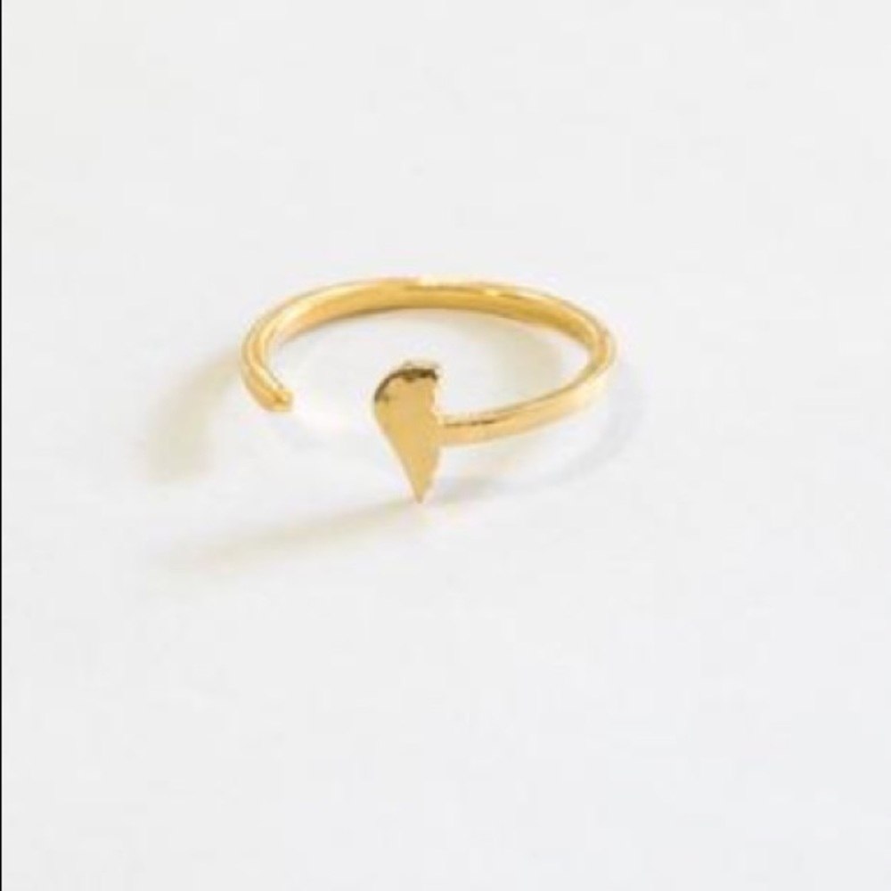 Wing 18k gold plated Ring