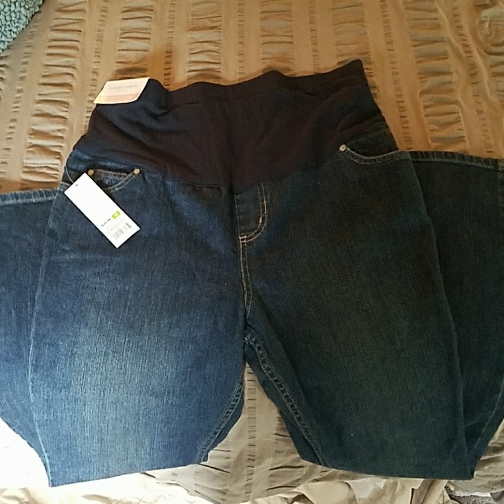 Liz Lange Maternity Jeans Size 12 Full Panel