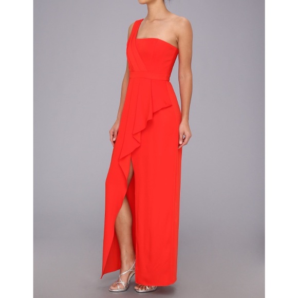 BCBG One Shoulder Kristine Gown - Picture 1 of 10