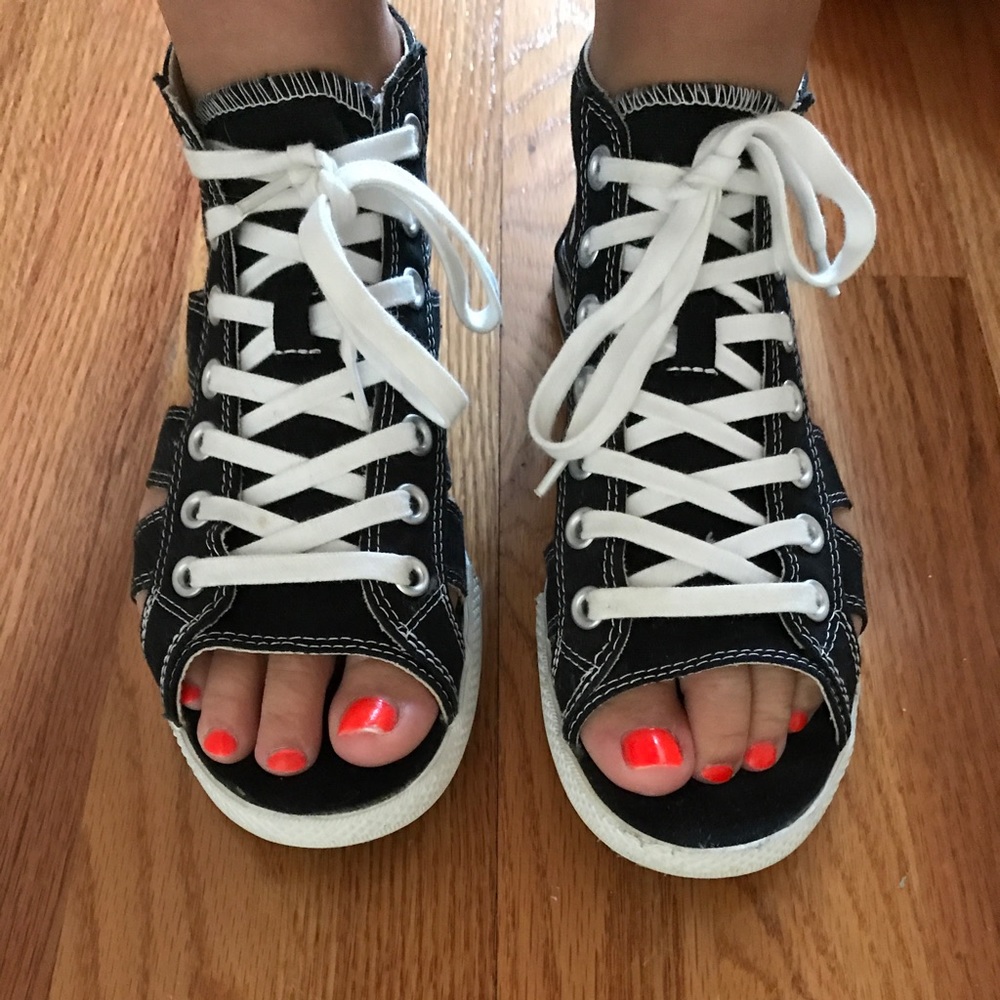 Black Gladiator Converse Sandal (8)