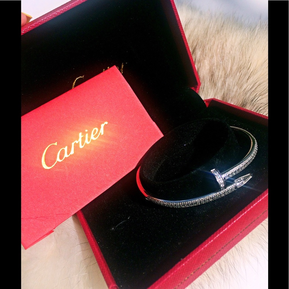 Rhinestone Nail Bangle / Bracelet