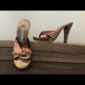 Brand name Marciano Brown/Bronze Heels