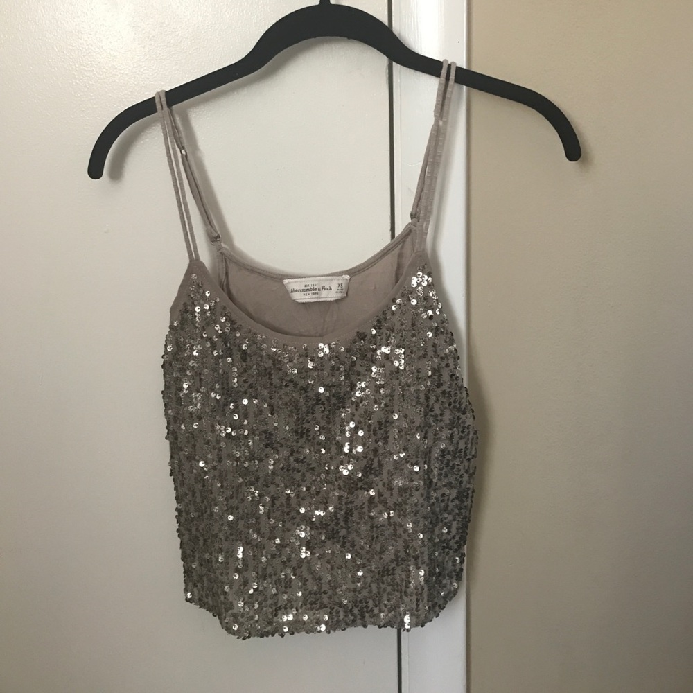 Sequin tank top