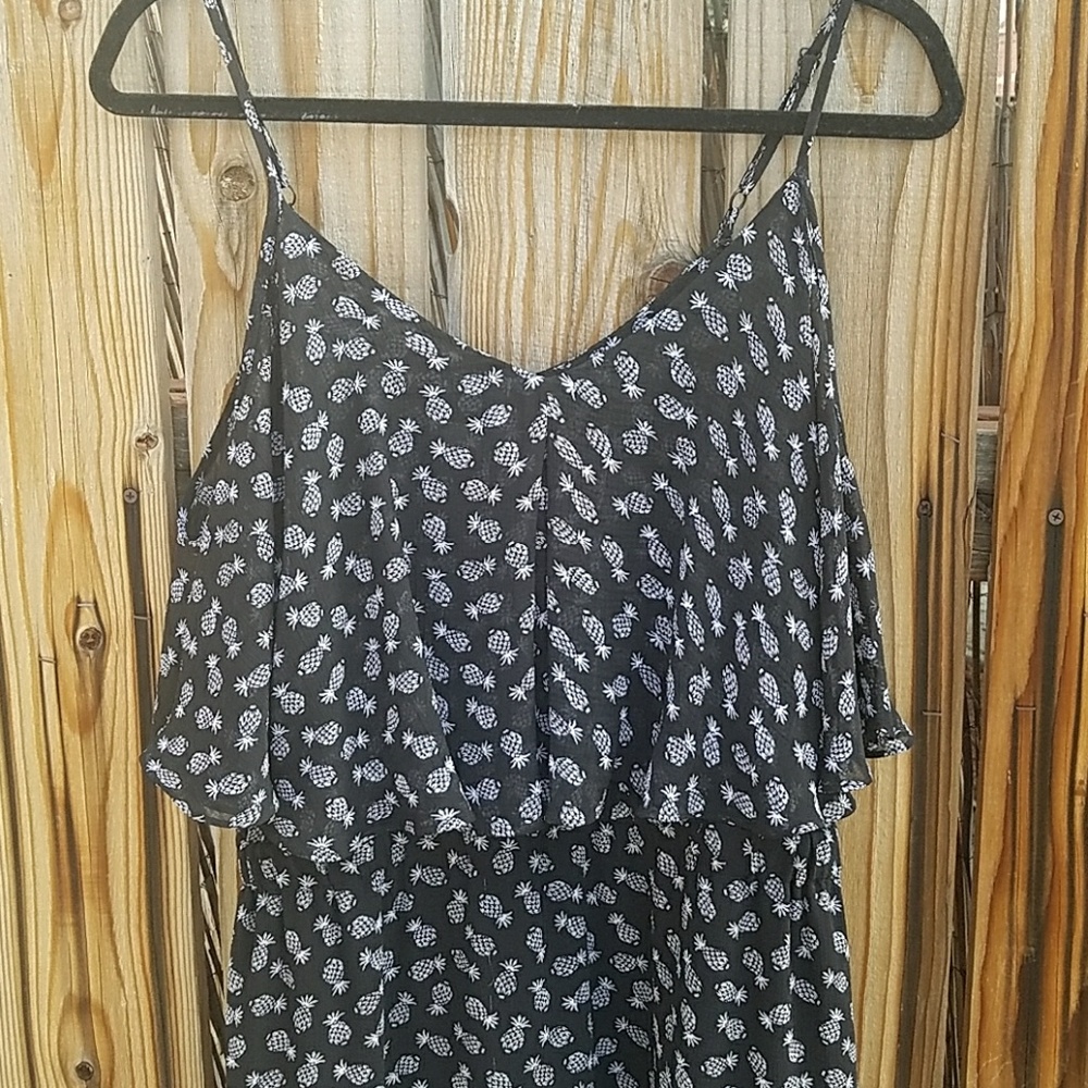 Pineapples print Two by vince camuto maxi dress