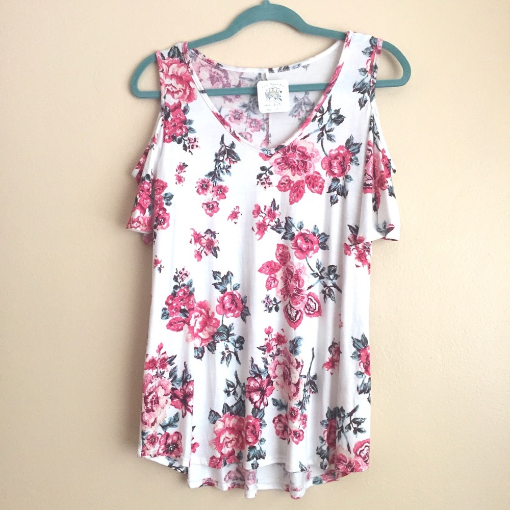 Romantic Cold-Shoulder Top