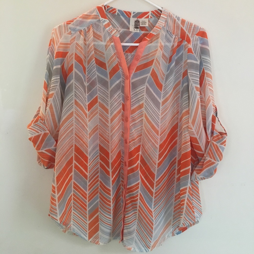 Chevron Blouse (Medium)
