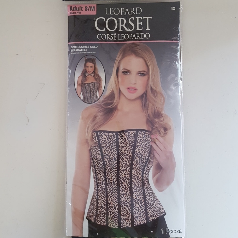 Leopard Corset NWOT