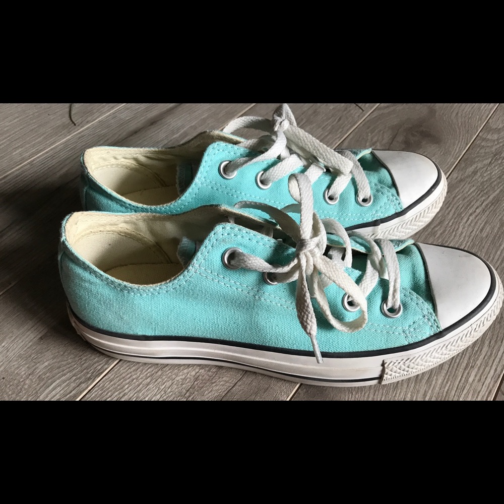 aqua Blue converse - Picture 1 of 5