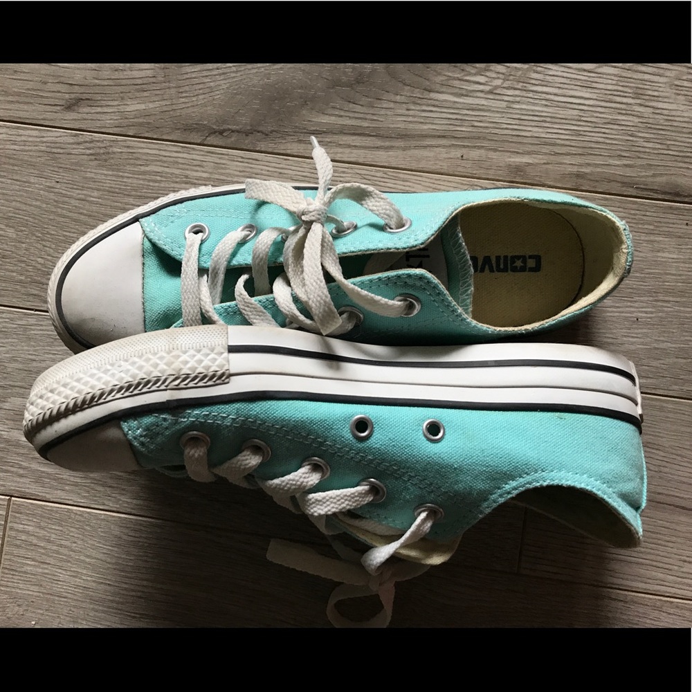 aqua Blue converse - Picture 2 of 5