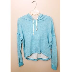 Light Teal Hooded Sweatshirt