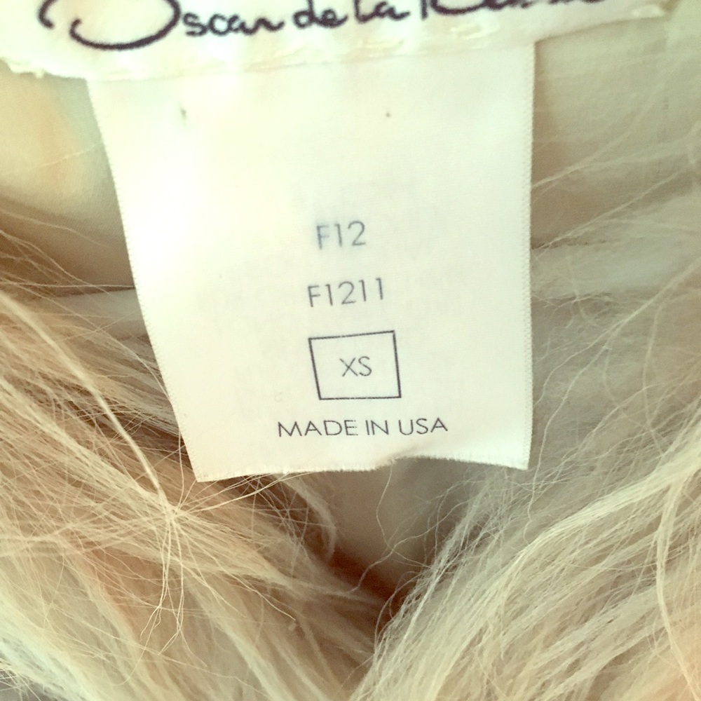 Oscar de la Renta fur vest