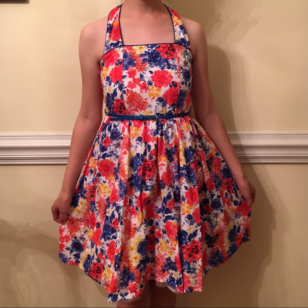 Bright Floral Dress - Picture 2 of 5