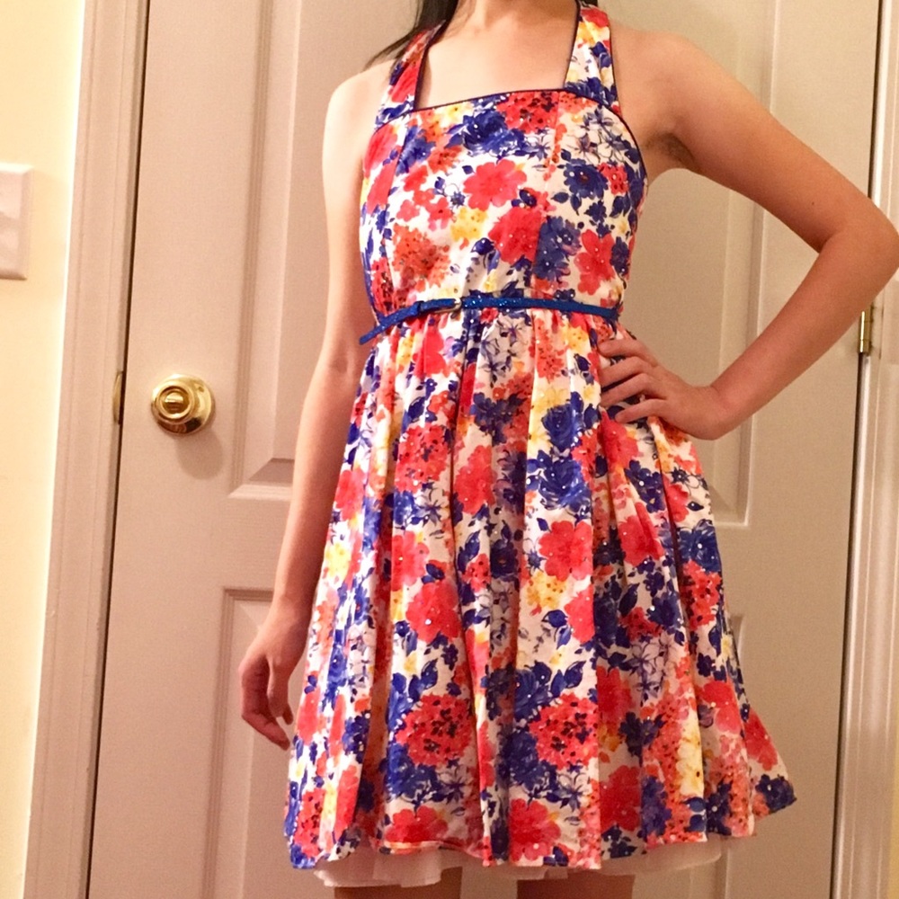 Bright Floral Dress