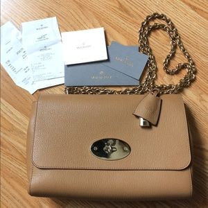 Mulberry medium Lily in brown leather