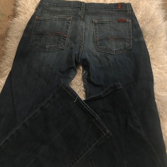 Size 29 7 for all man kind boot cut jeans! - Picture 4 of 4