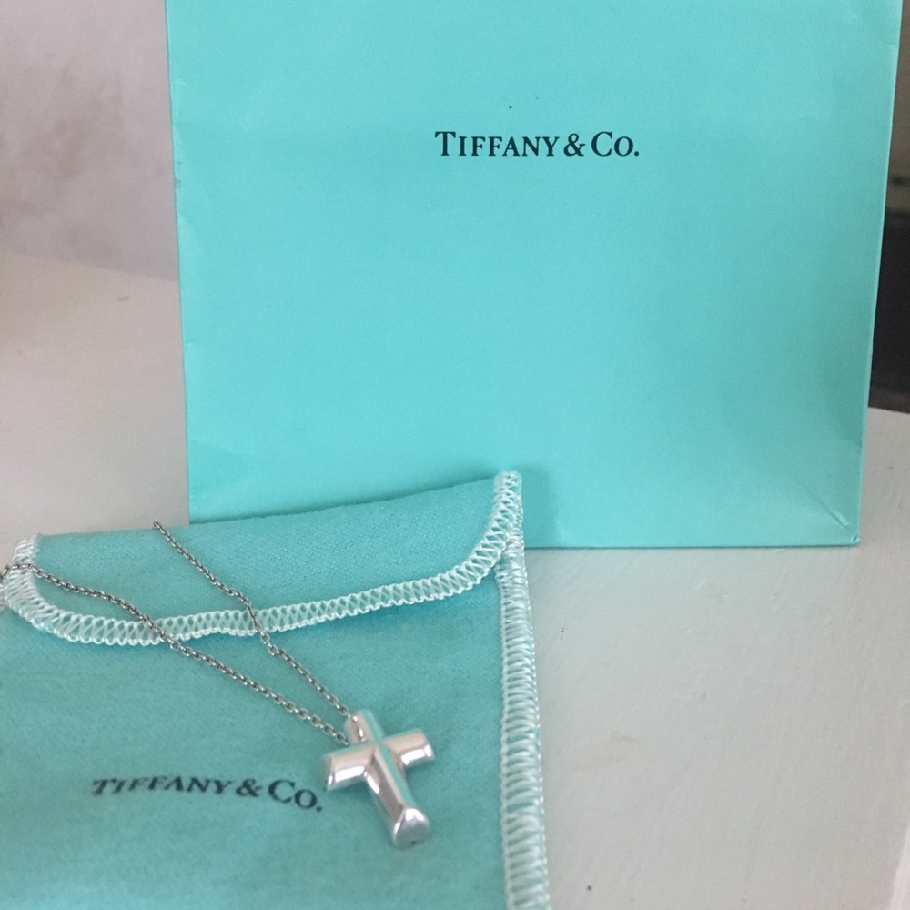 Tiffany & Co Silver Cross Necklace