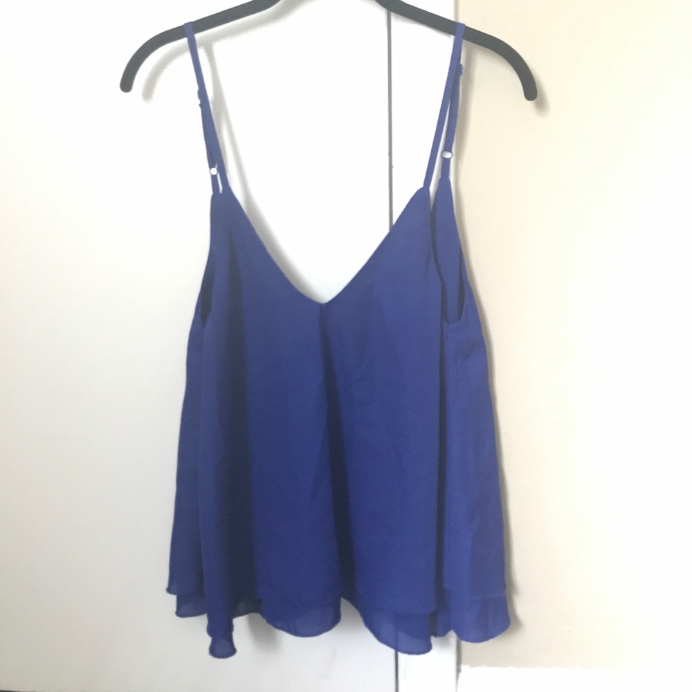 Blue tank top