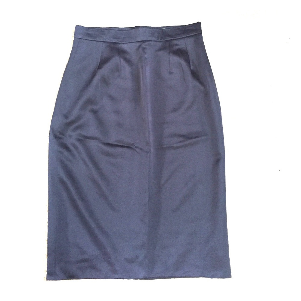 Givenchy Couture navy blue skirt