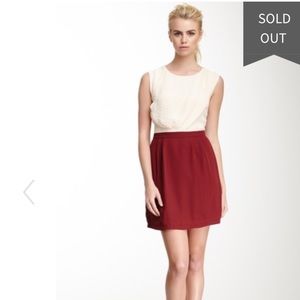 Sleeveless, Two Tone Dress