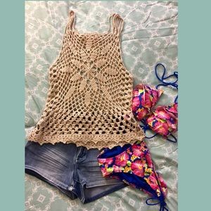Altar'd State Crochet Tank Top